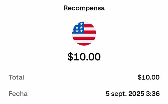 10$ ganados gracias a la promo de KRAK