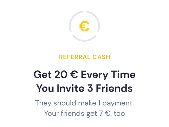 20€ por cada 3 invitados