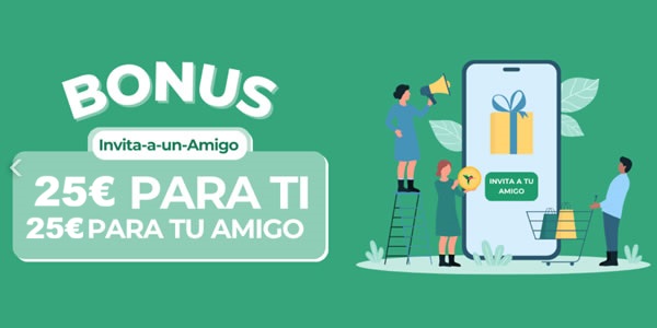 25 euros de bienvenida