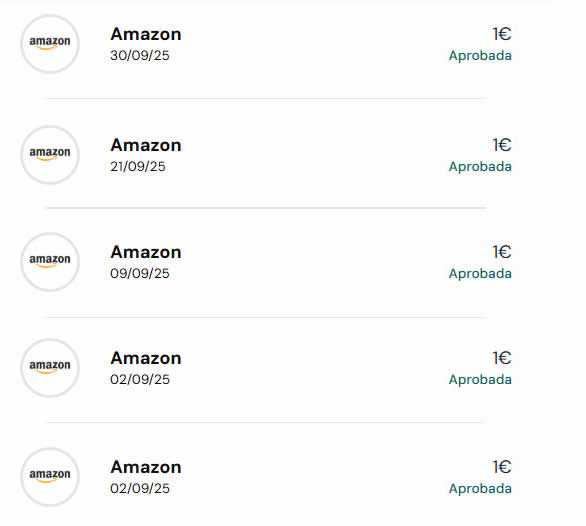 5 compras en Amazon