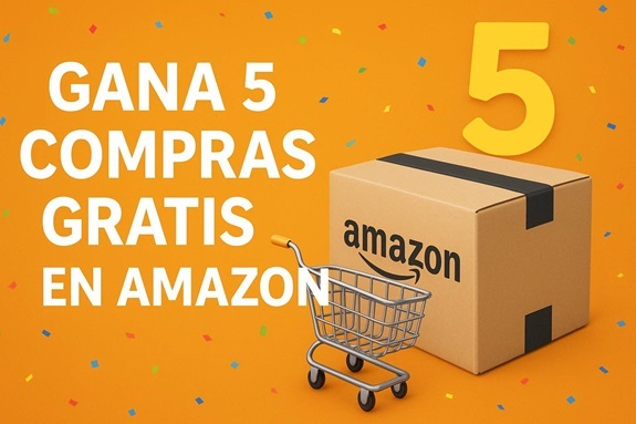 5 compras gratis en Amazon