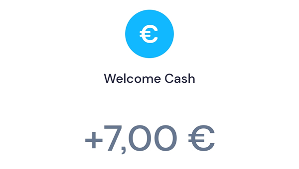 7€ de bienvenida