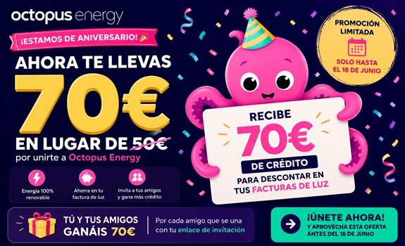 70€ por aniversario
