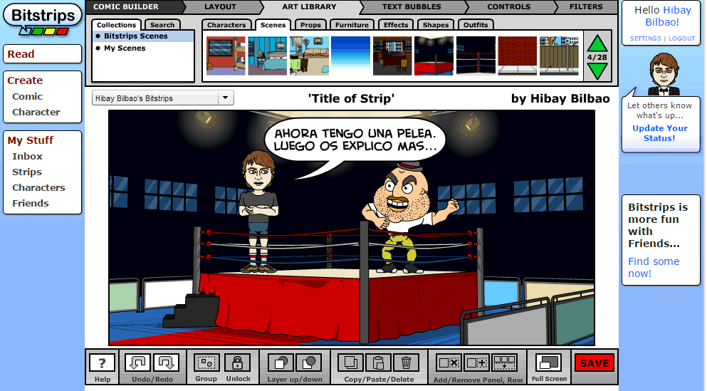 ¿Cómo se hacen los comics que salen en TuDinerito? bitstrips
