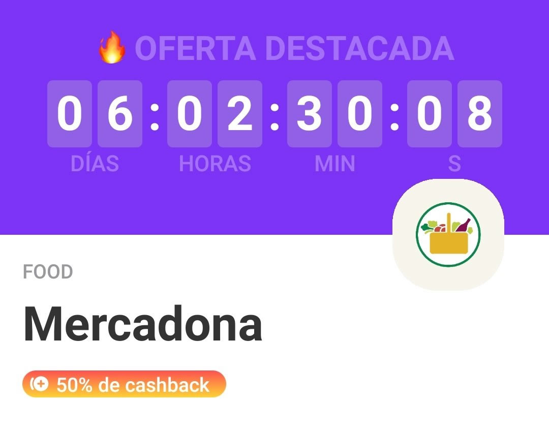 cashback mercadona