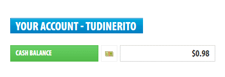 El primer día me quedé a las puertas de llegar a 1$ primer día