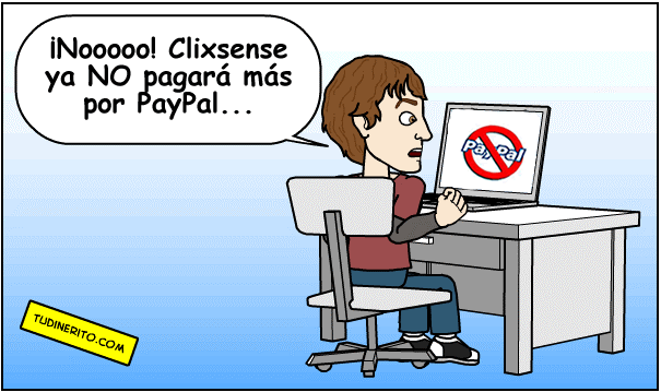 Clixsense ya no pagará más por PayPal Clixsense Paypal