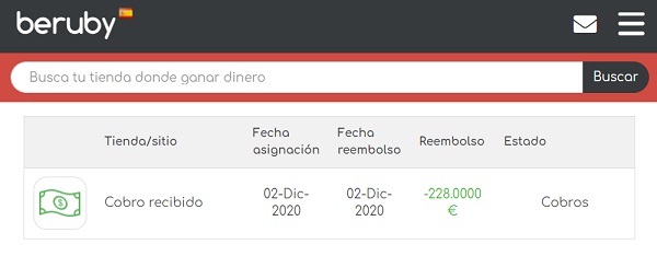 Cobro solicitado cobro