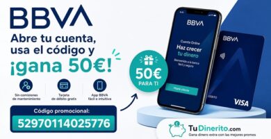 Código para 50€ en la BBVA