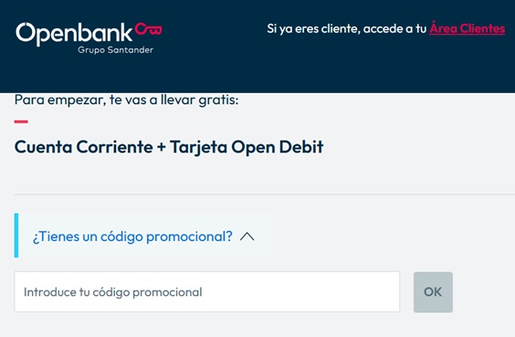 Código Openbank 50€