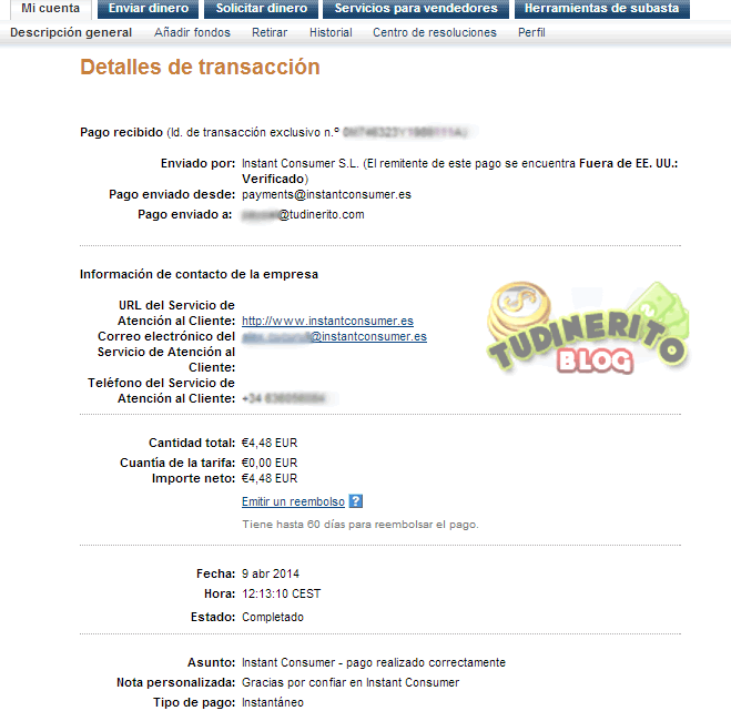 Comprobante de PayPal comprobante-instant-consumer