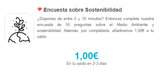 encuesta sobre sostenibilidad