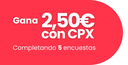 Gana 2,50€ con CPX
