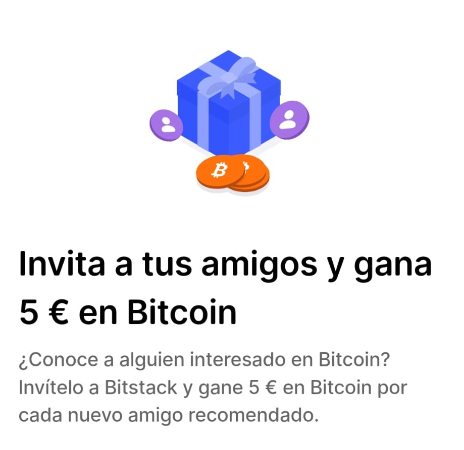 Invita y gana 5&euro; en Bitstack