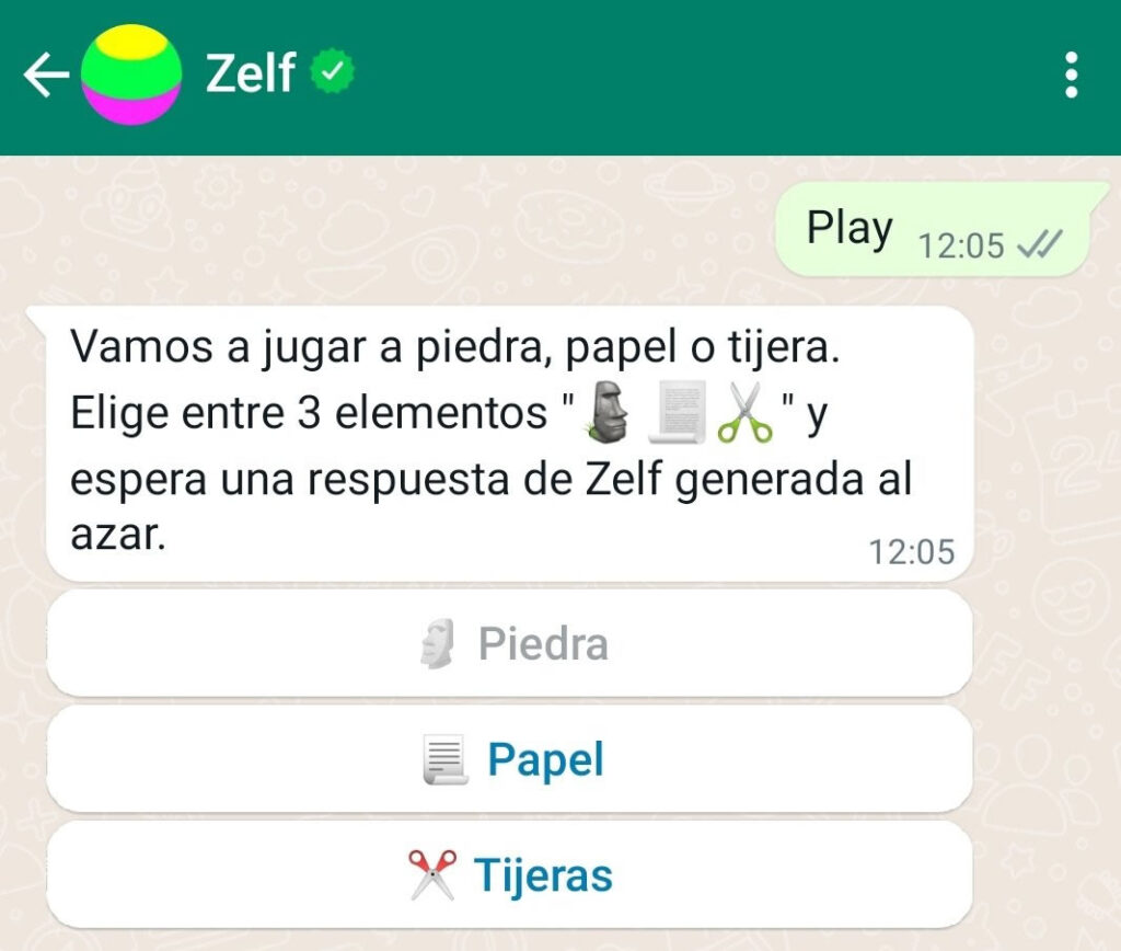 Jugando a piedra papel o tijera