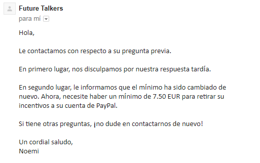mensaje future talkers