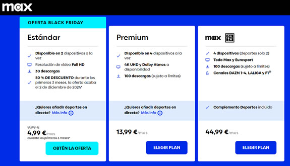 Oferta HBO MAX