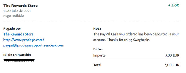 Pago de julio (5&euro; paypal)