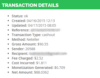 Pago de PaidVerts en menos de 24 horas pago-neteller