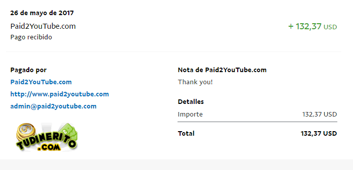 pago paid2youtube