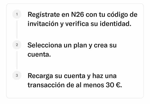 Pasos a seguir para ganar el bonus