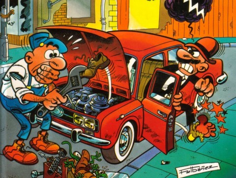 Imagen de los famosos personajes de Ibañez