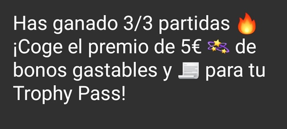 5 euros de premio