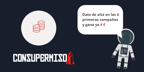 4€ por las primeras campañas. Hay que aprovechar! primeras campañas