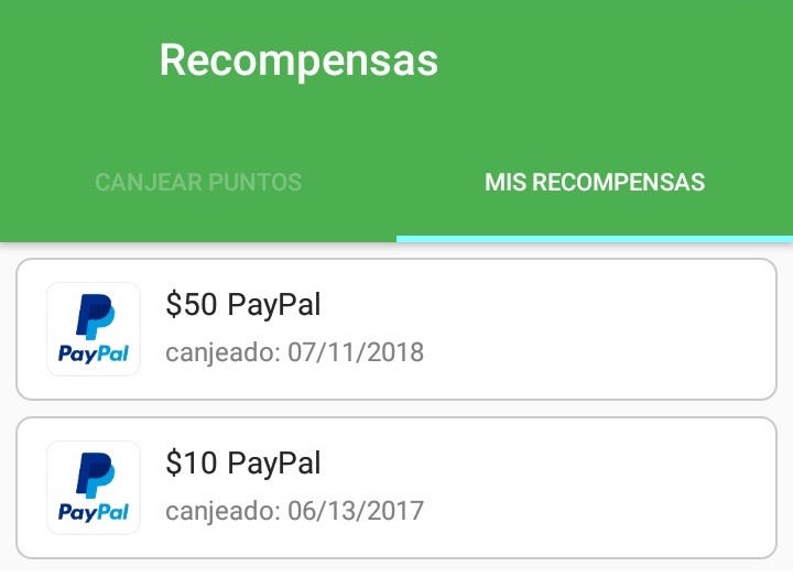 Mis últimas dos recompensas Recompensas