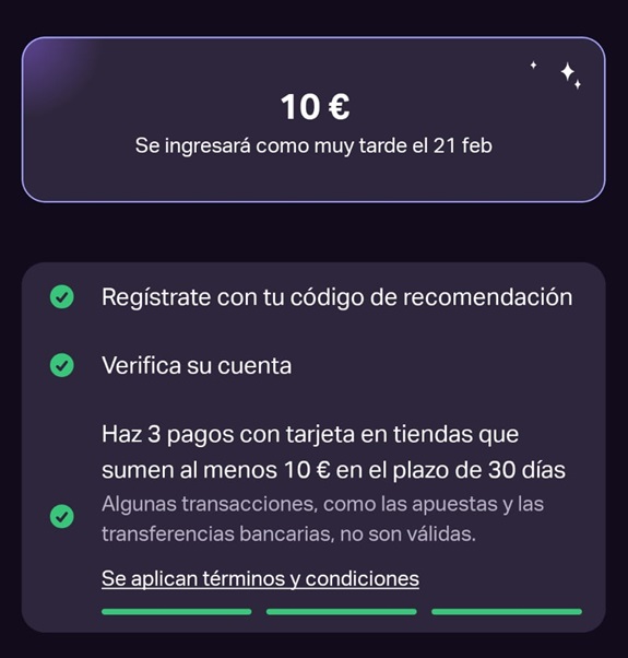 Condiciones cumplidas