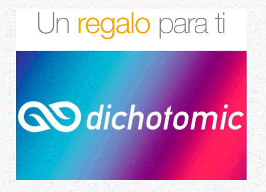 Mensaje que te llega informando del regalo regalo