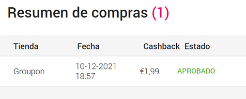 Resumen compra