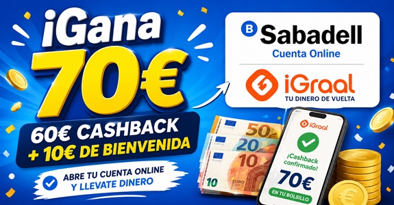 70€ con Sabadell
