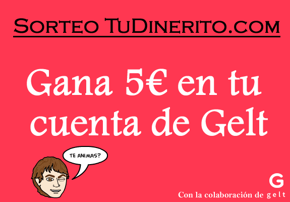 Sorteamos 5 euros de saldo para GELT sorteo-gelt