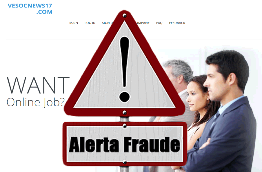 Vesocnews 17 es otra estafa, no paga Vesocnews 17 no paga