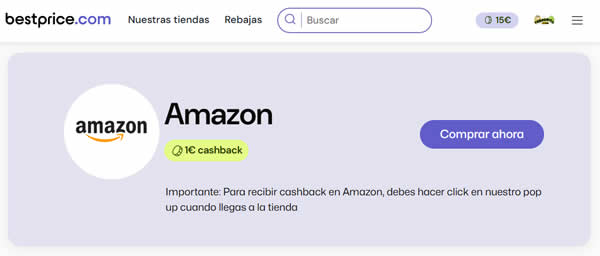1€ de cashback