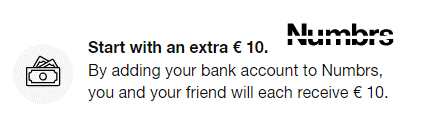 10€ por referidos en Numbrs referidos Numbrs