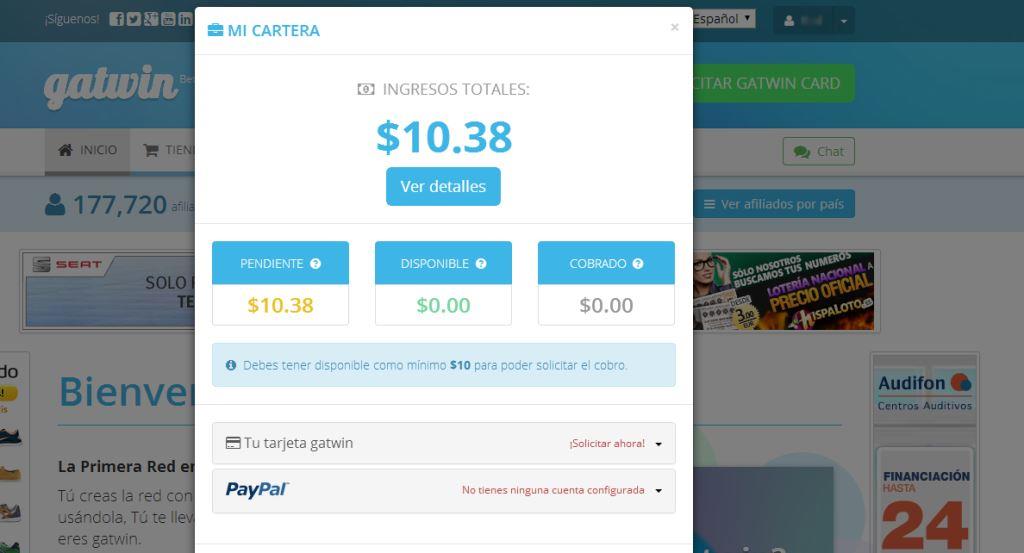 10 dolares en gatwin