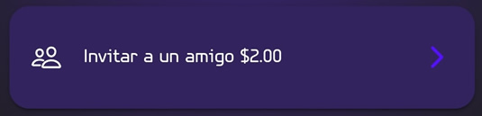2 dólares por amigo invitado