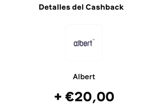 20 euros de cashback