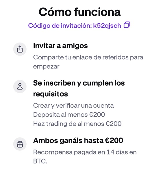 Hasta 200€ en Kraken