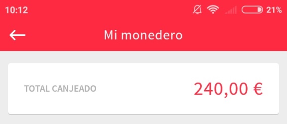 Mis ganancias gracias a Gelt 240 euros