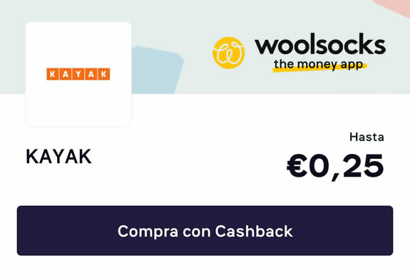 Hasta 25 céntimos en Kayak