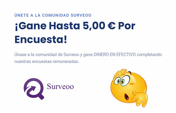 5 euros por encuesta