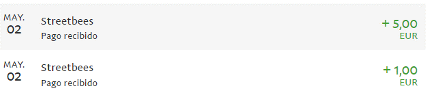 5&euro; referido
