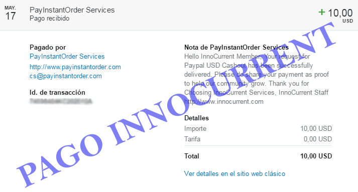 PAGO-INNOCURRENT