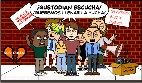 ¡Qustodian escucha! ¡Queremos llenar la hucha! QUSTODIAN-ESCUCHA