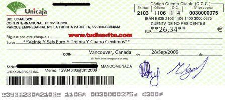 Cheque ACOP acop-cheque