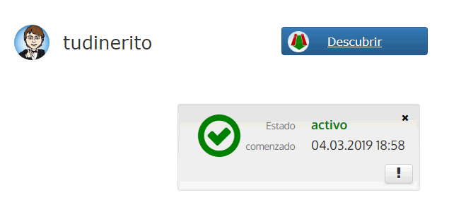 Usuario activo en ebesucher