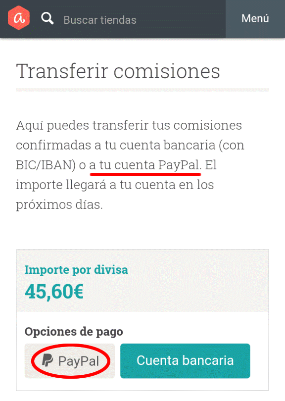 Opción de PayPal para cobrar en Aklamio aklamio-paypal
